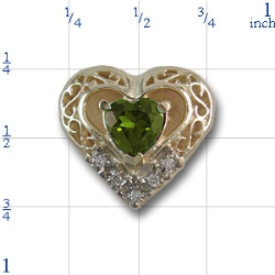 r9520 Peridot Bracelet Slide 